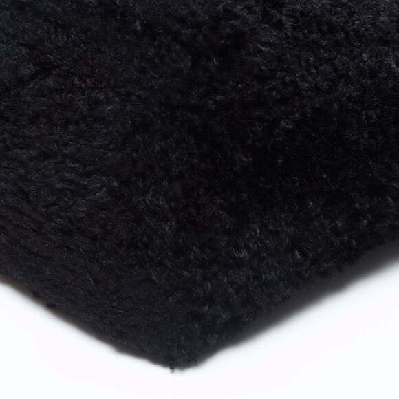 Balenciaga Everyday 2.0 2-way fur boa handbag, black, WS12056